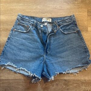 Abercrombie & Fitch Blue Jean Shorts